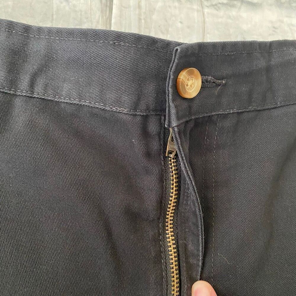 George 42x30 men corton blend pull on chino pants black - Picture 4 of 11